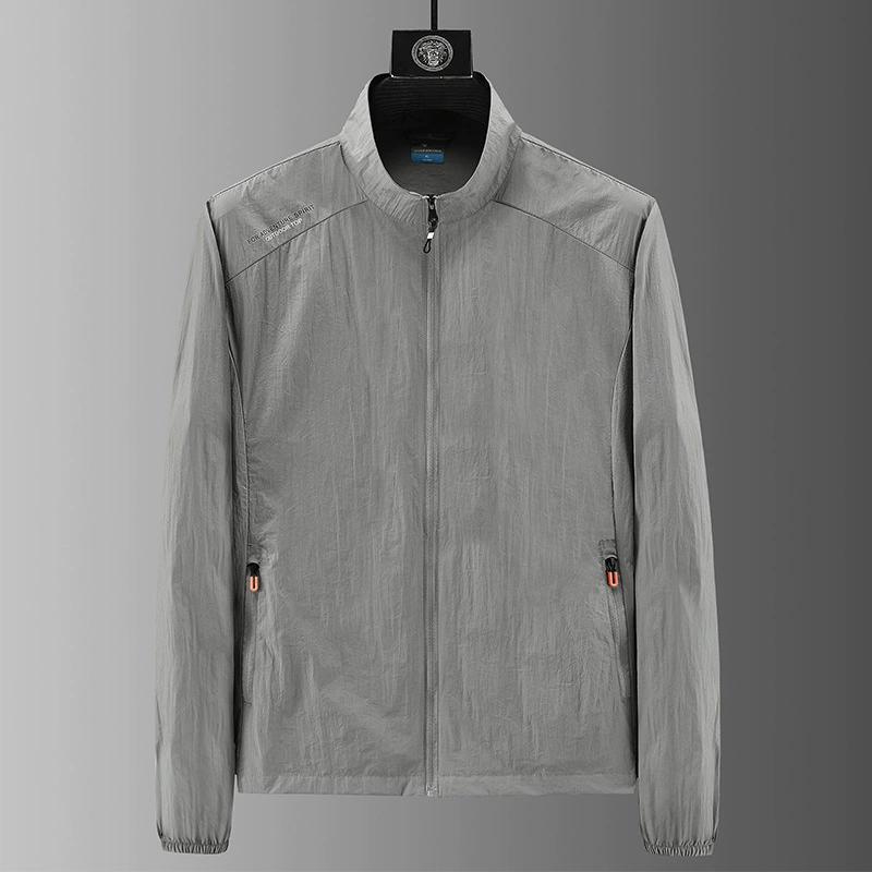 Sunscreen Clothing Men's Thin Jacket Summer Outdoor Sports Breathable UV Resistant Skin Clothing