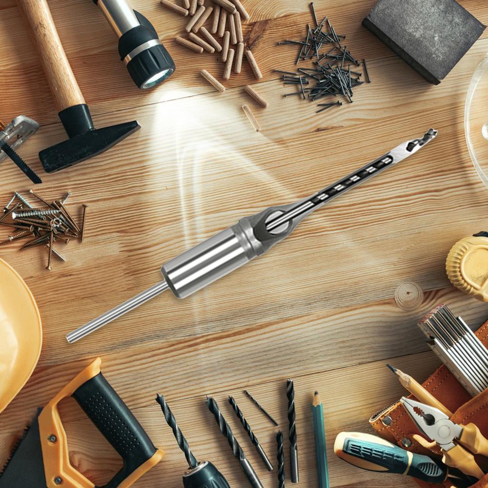 6-12.7mm HSS Vierkantlochbohrer Vierkantbohrer Stemmeisenbohrer-Set Vierkant-Holzbohrer DIY Möbel