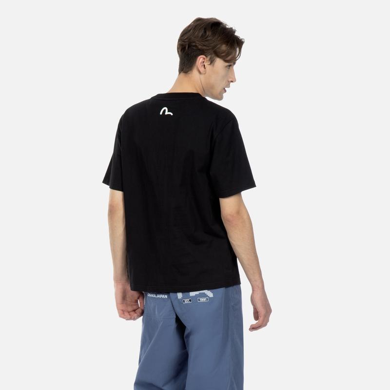 Evisu T-Shirts Unisex Crew Neck Moderate Straight Fit 2ESHTM3TS525XXCT