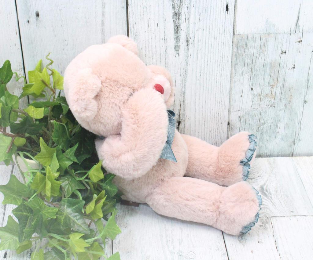 Take Off Peek-A-Boo Bear, Small, Pink Plush Toy with Music Box
