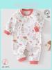 Newborn Cotton Baby Romper With Antibacterial Fabric Long Sleeve For Spring Autumn Infa