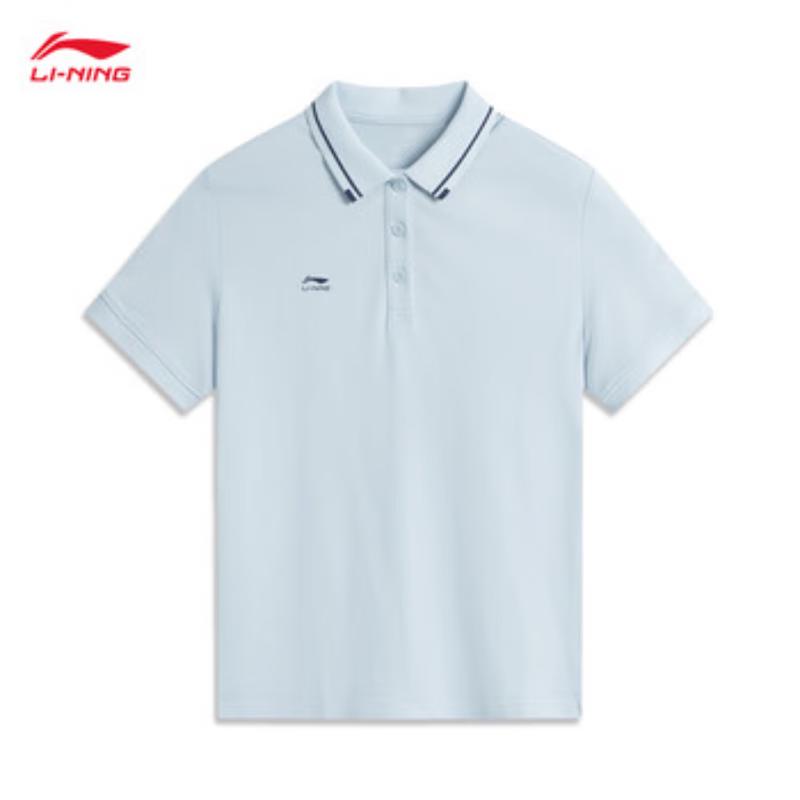 Женская полосатая футболка поло Li-Ning L