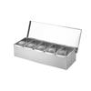 Professional Kitchen Spice Organizers 304 Nonrust Steel Multi Compartment Container Hygienic Space Saving Design