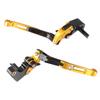AL-mart Retractable Telescopic 6-Stage Adjustable Brake Clutch Lever Set for Suzuki GSX1300R Hayabusa 1999-2007 GSX650F 2008-2015