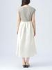 Beams Heart Jacquard Combination One Size Women's Dress, Beige,