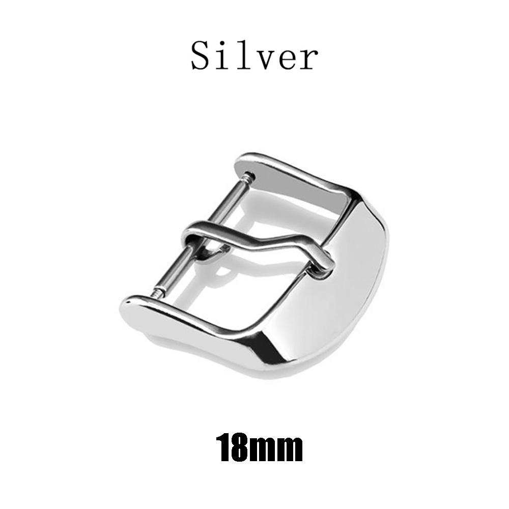 18 20 22mm Replaceable Solid Watch Strap Clasp Watchband Buckle Stainless Steel Watch Accessories