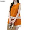 Women Sleeveless Tank Tops and Shorts Casual Polka Dot Print Two Piece Suit Sets