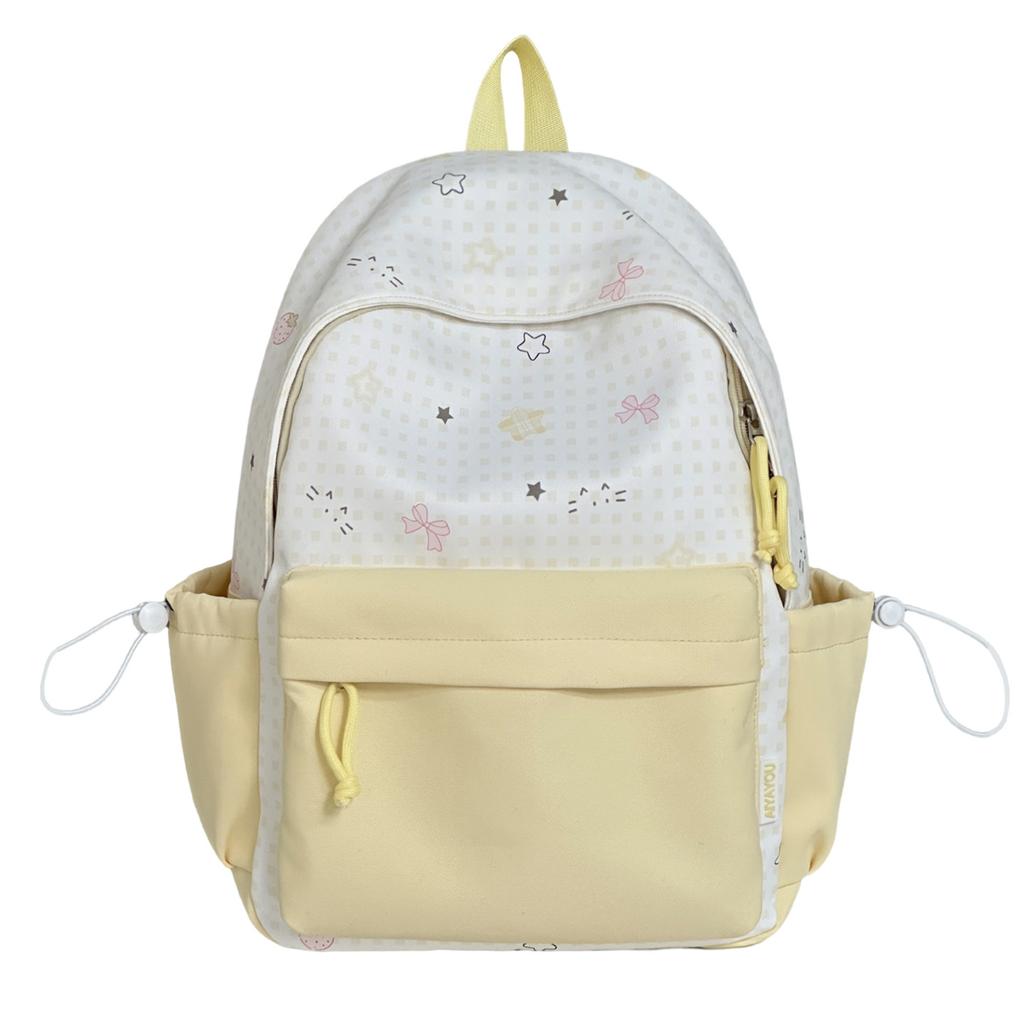 Schoolbag college style cute cartoon schoolbag junior high school girls casual high value backpack primary school girls light backpack