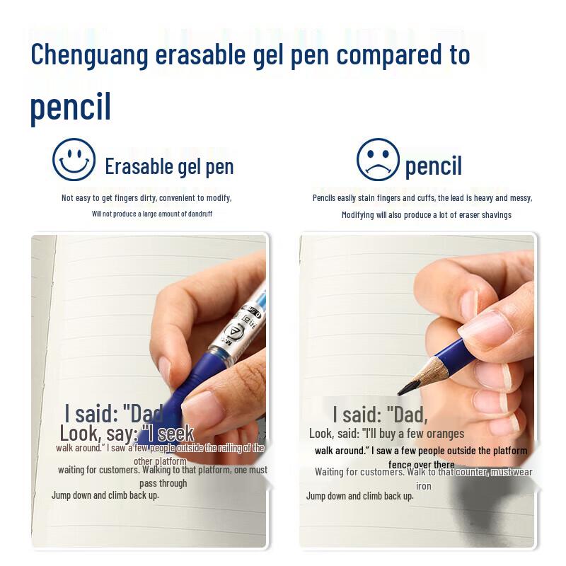 M&G 0.5mm Bullet Tip Erasable Gel Pens