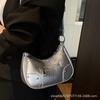 Cross-level retro high-end messenger bag women's 2025 summer new trendy fashion niche splicing design shoulder bag