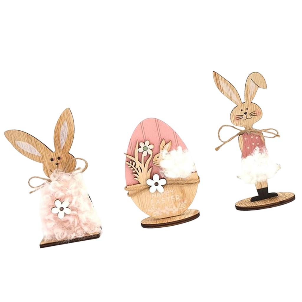Easters Decorations Easters Bunnies Wood Ornament Easters Tabletop Centerpieces Signs Easters Party Supplies Gifts
