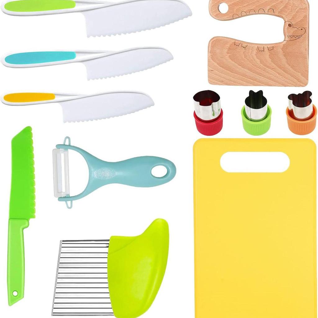 Children's Toy Knife Set for Early Education - Safe Cutting Tools for Kindergarten and Vegetable Play
