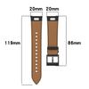For Huawei Watch GT 3 Pro 43mm Watch Band 20mm Replacement Genuine Cow Leather Strap