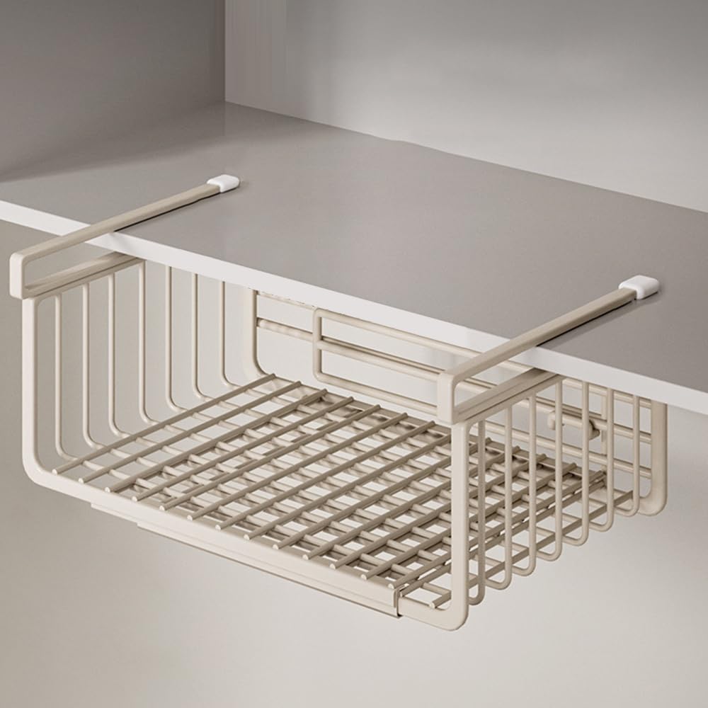 Выдвижная и вставляемая подвесная полка для хранения под шкафами Идеально подходит для хранения на кухне и экономии места 6080₽