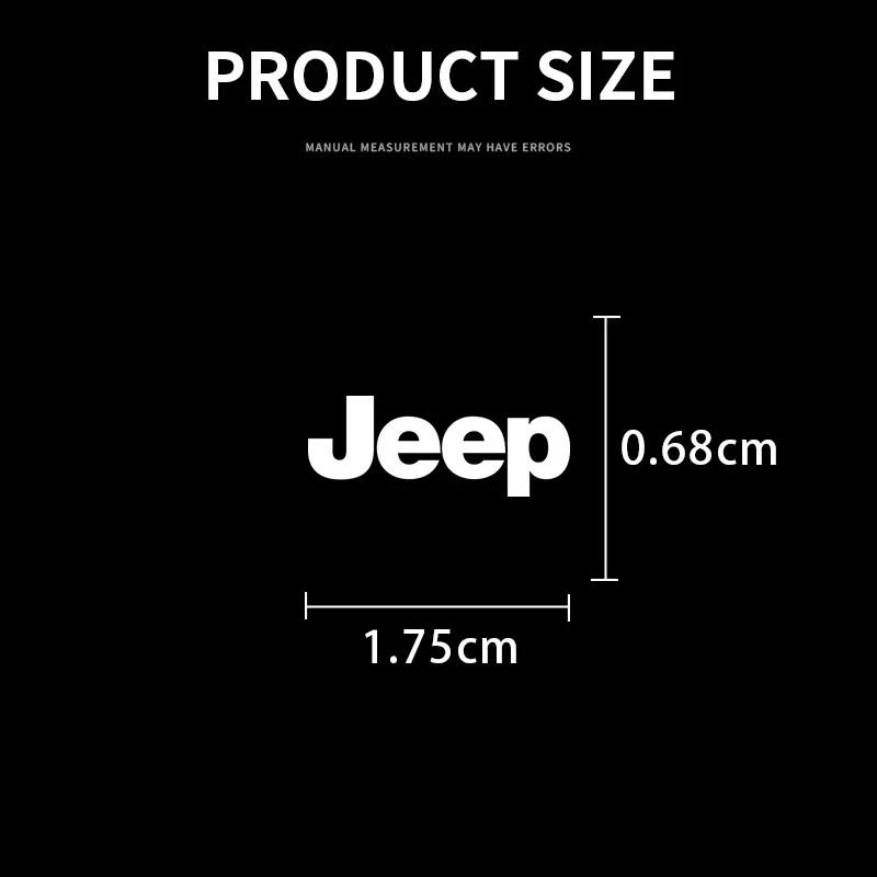1/2/5/10pcs Car Sticker Steering Wheel Interior Sticker For Jeep Grand Cherokee Wrangler JK Gladiator Compass Renegade Wagon AKY1