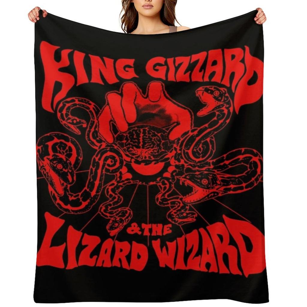 Gizzverse Red (CHECK OUT MORE GIZZ MERCH ON MY PROFILE) Throw Blanket Designers Kid'S for winter Vintage Blankets