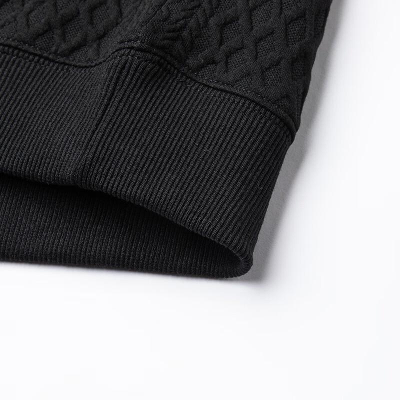 JOW Herren Diamant Jacquard Langarm Sweatshirt