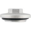 NICECNC Engine Valve Tappet Adjustment Cover Cap, 17mm Front/Rear Differential Gear Case Cap Lid O-Ring Compatible with Honda 12361-300-000, 1PCS