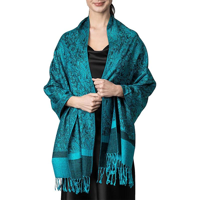 Scarf Women Luxury Fashion Thick Soft Lady Scarves Stole Shawl Muslim Hijab Wrap Headband Neckerchief Bandana