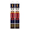 1 Pair with Lanyard Walnut Soldier Banner Reusable Unique Nutcracker