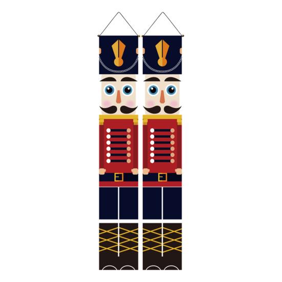 Christmas Porch Sign Bright Color Festival Supplies