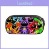 Smiling Critters Cartoon Pencil Case Nylon Kids School Supplies Storage For Children