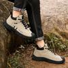 Men's Boots Autumn and Winter New Casual Boots Non-slip Soft Sole Outdoor Boots Fashion Youth Work Boots Warm Plush Cotton Boots