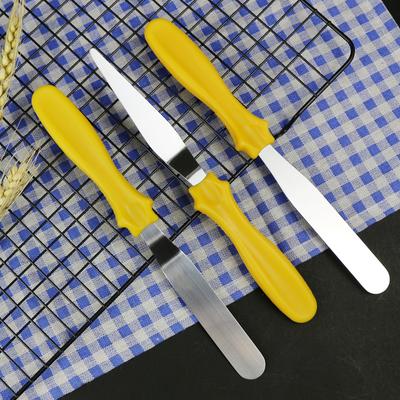Dreiteiliges Kuchencreme-Spatel-Set