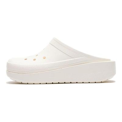 Classic Clogs Blunt Toe Sandals Chalk Unisex White