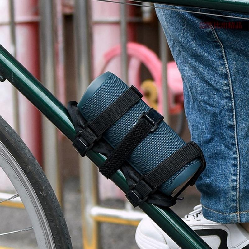 Secure Speaker Mount for Flip6/Sound Joy for Bike Golf Cart Easily Attach Water Bottle Adjustable 2 Strap Holder