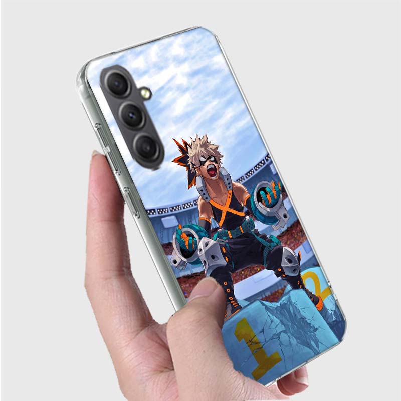 My Hero Bakugou Katsuki Phone Case for Samsung A16 A26 A36 A56 A17 A37 A57 A07 A06 A02S A03 A04S A05S Galaxy Note 20 10 A50S A71