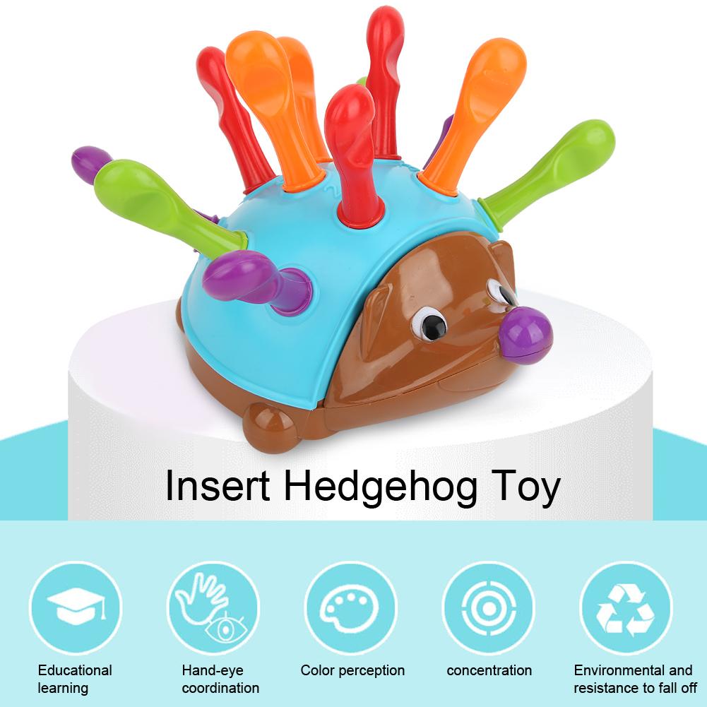 Insert Hedgehog Toy Hand Eye Coordination Children Educational Cognitive Game Toy(Insert Hedgehog )