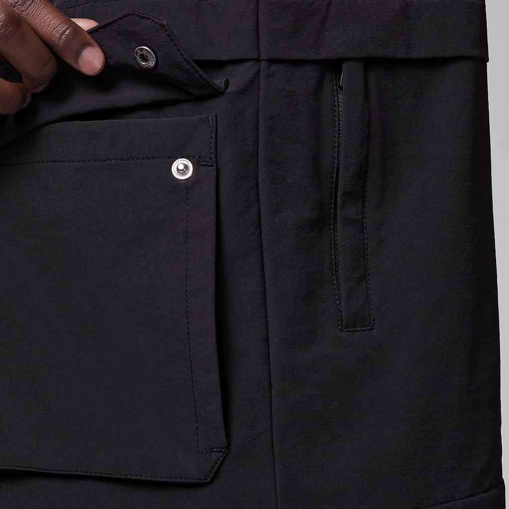 Jordan Flight Solid Color Multi-Pocket Work Vest Kids Vests Black FV3154-010