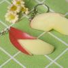 Peeled Apple Shaped Keychain
