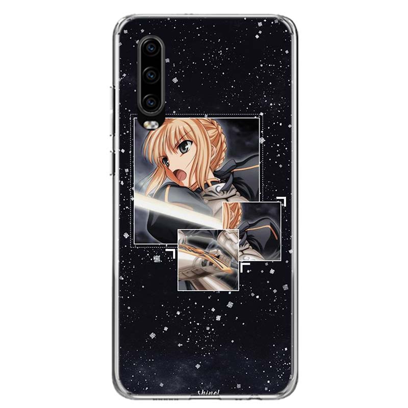 Anime Fate Zero Stay Night Saber Cover Phone Case For Huawei P30 P20 P10 P40 P50 Pro Mate 20 40 30 10 Lite Popular Fundas Art
