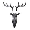 Antler Hooks for WallsNo Need for Drilling Strong Hanging Clothes Sticky Hooks for WallsDeer Head Decorative Hooks Key Hooks