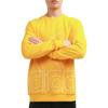 Adidas Sweatshirts Men's Yellow Crew Neck Moderate Regular HB5088