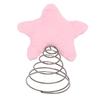 Xmas Tree Topper Adorable Plush Treetop Star for Xmas Party Desktop Home Decoration