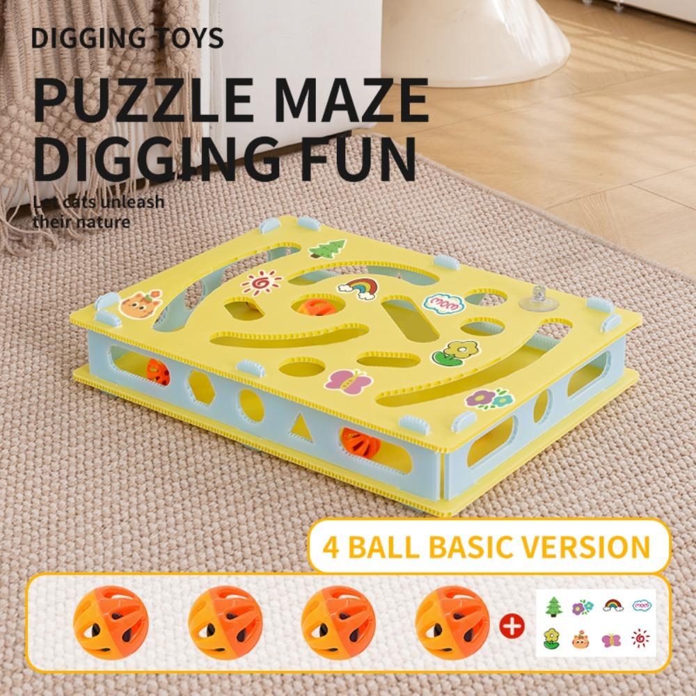 

New with Ball Cat Scratching Posts Felt Compact Size Cat Exercise Toy DIY Pet Entertainment Supplies Indoor