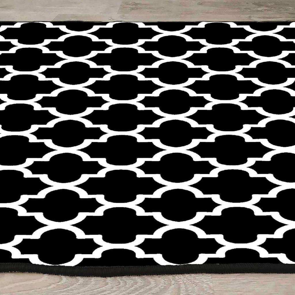 Decorative Special Design Modern Floor Rugs Patterned Non-Slip Base Washable