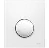 Tece Loop Flush Plate White Chrome Glossy 9.242.627