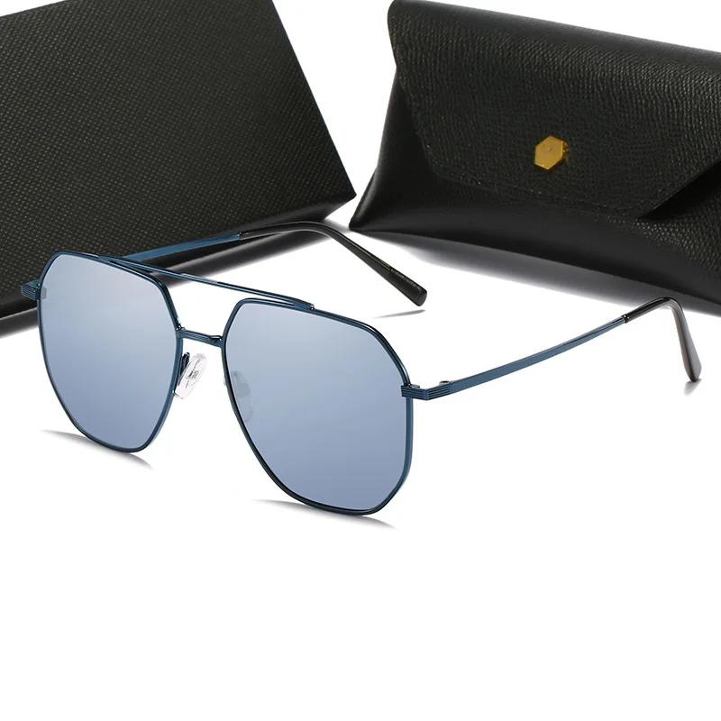 

Новые мужские поляризационные солнцезащитные очки Мужские солнцезащитные очки для активного отдыха, вождения и рыбалки Дизайнерский бренд Модные очки Uv400 As shown in Figure