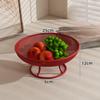 Pedestal Fruit Bowl Basket Footed Plate Dish Container Vegetable Holder for