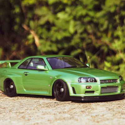 Killerbody 48646 Nissan Skyline (R34) Fertiger Karosserierahmen für 1/10 Electric Touring RC Racing