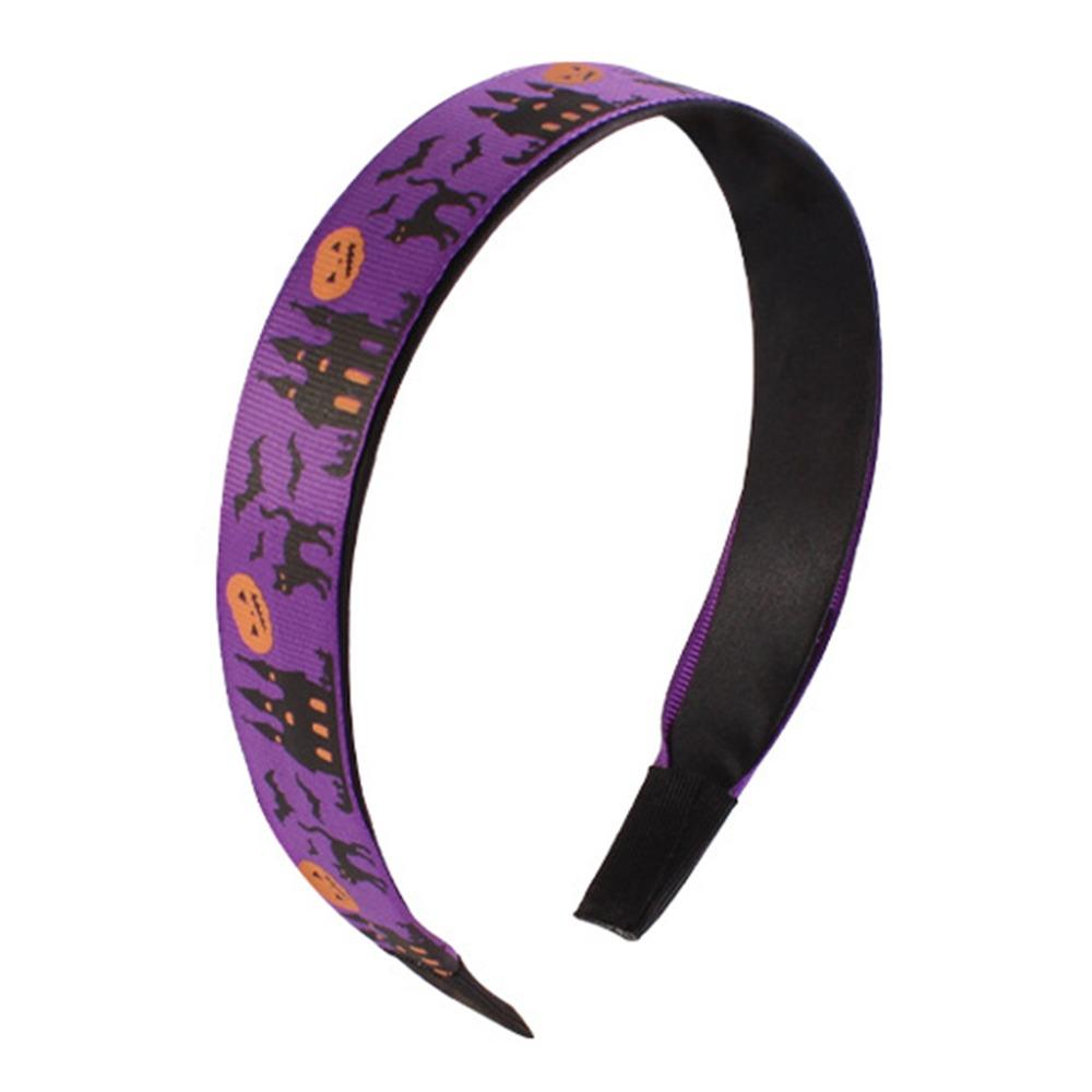 Horrible Skull Head Headband Bat Ghost Bat Print Hairband Halloween Hair Hoop  Girls/Children