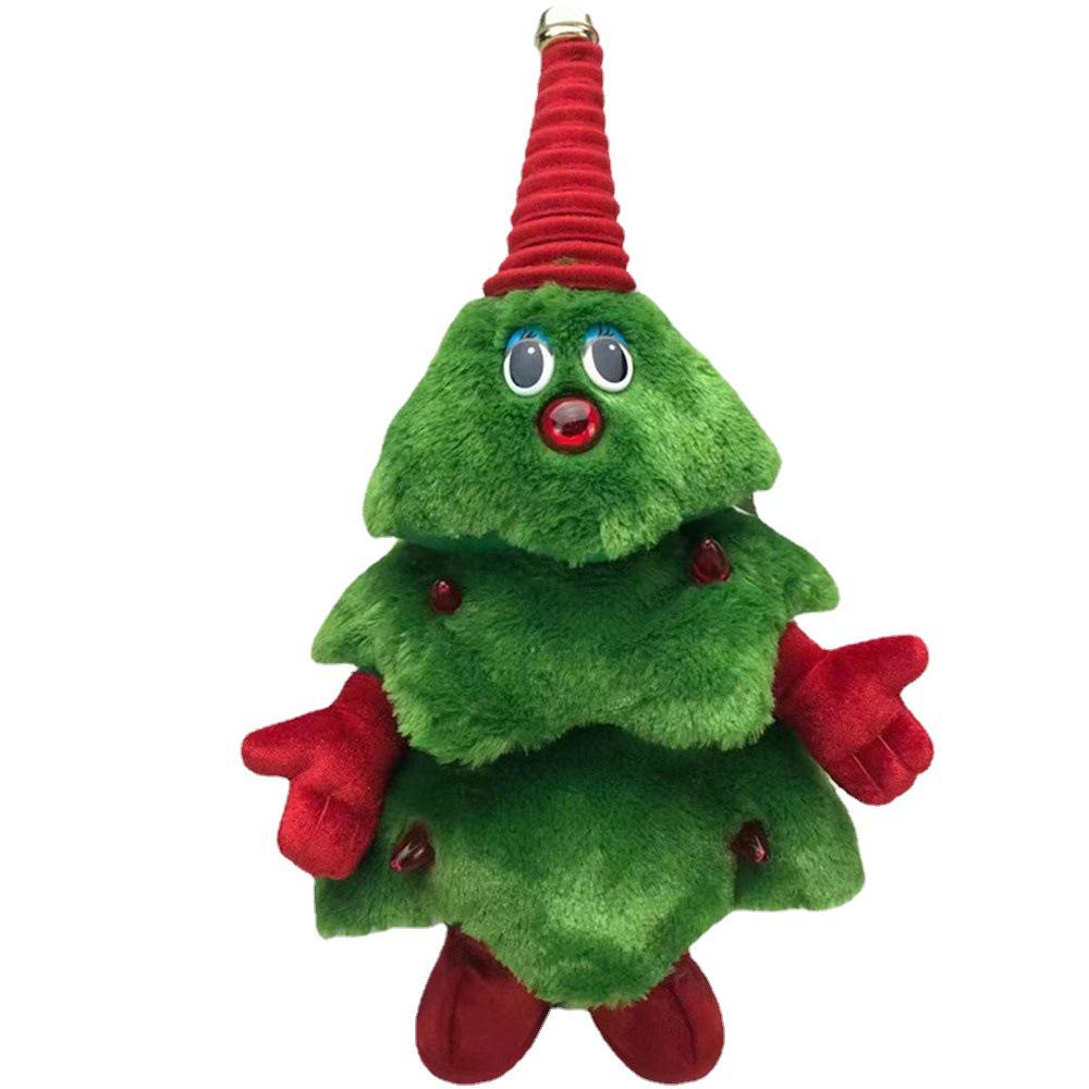 Dancing, Singing, Light-Up Christmas Tree Plush Toy - Festive Decoration & Gift
