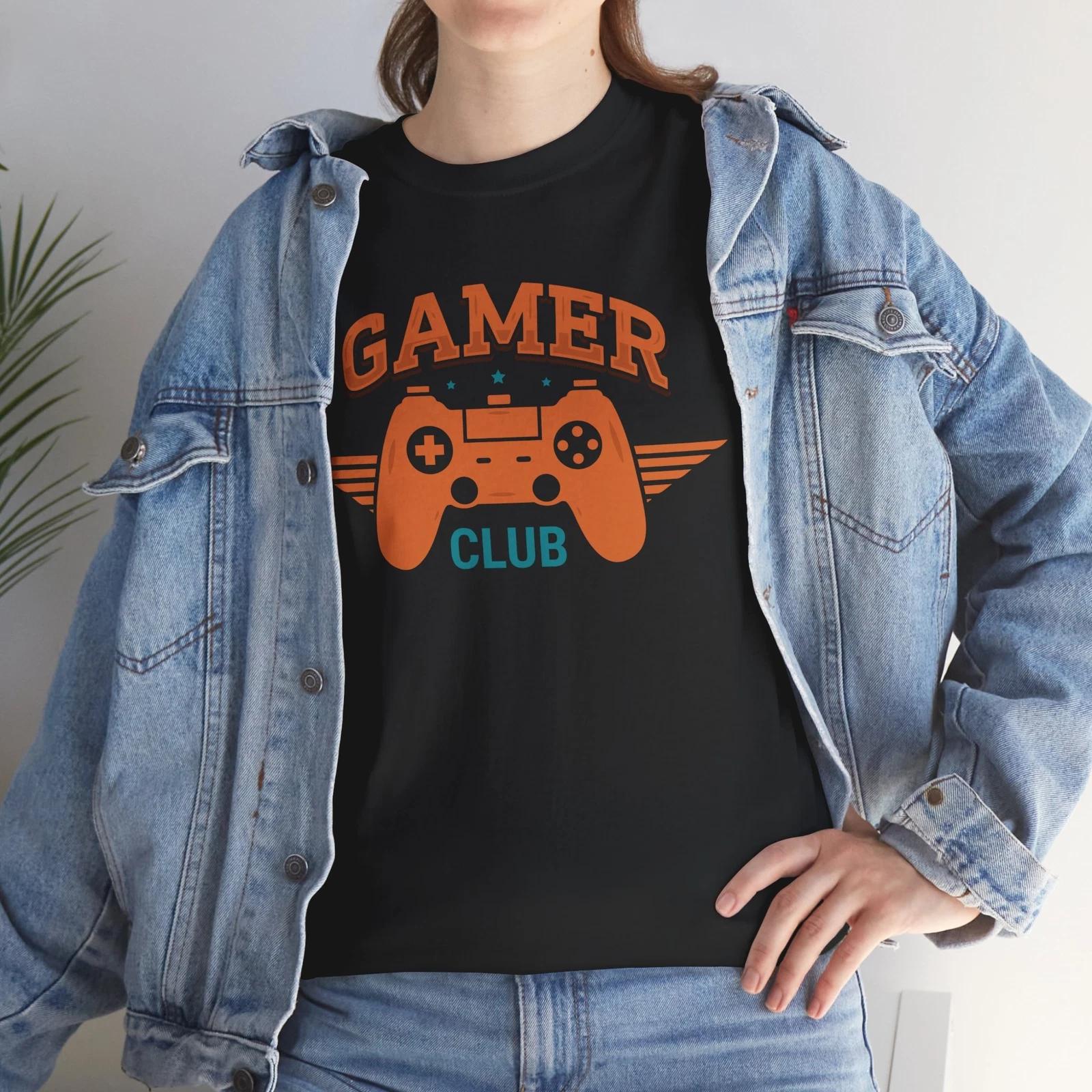 

Gamer Club T-Shirt | Retro Gaming Tee | Video Game Lover Shirt 3XL