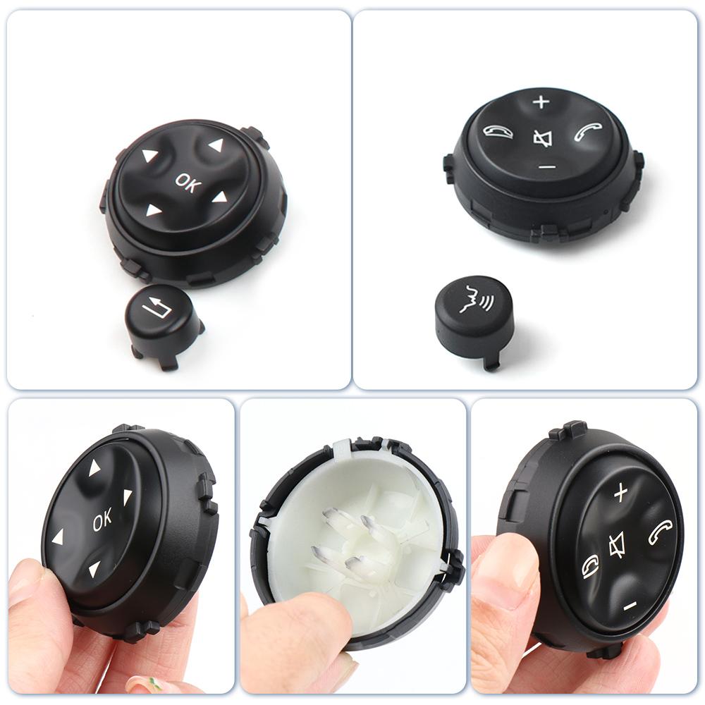 2218213651 Steering Wheel Cruise Control and Volume Button Cover Lid Fit for Mercedes Benz W221 W216 S Class CL Class 2006-2013