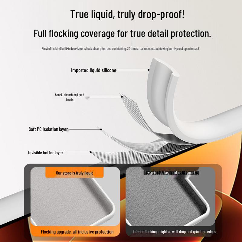 Xiaomi 17 Pro Max Liquid Silicone Protective Case for Women