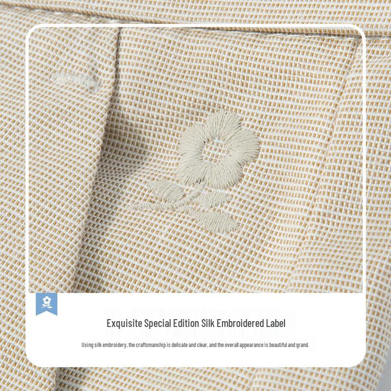 MONTAGUT Men's Breathable Linen-Blend Casual Trousers